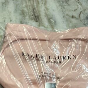 Ralph Lauren Soft Pink Cosmetic Pouch!!!!